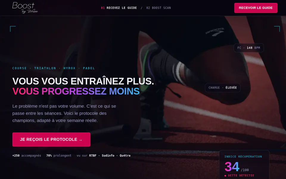 Aperçu du site BBY Borlée