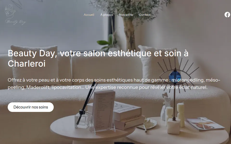 Aperçu du site Beauty Day