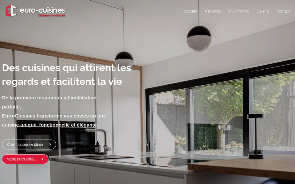 Aperçu du site Eurocuisines