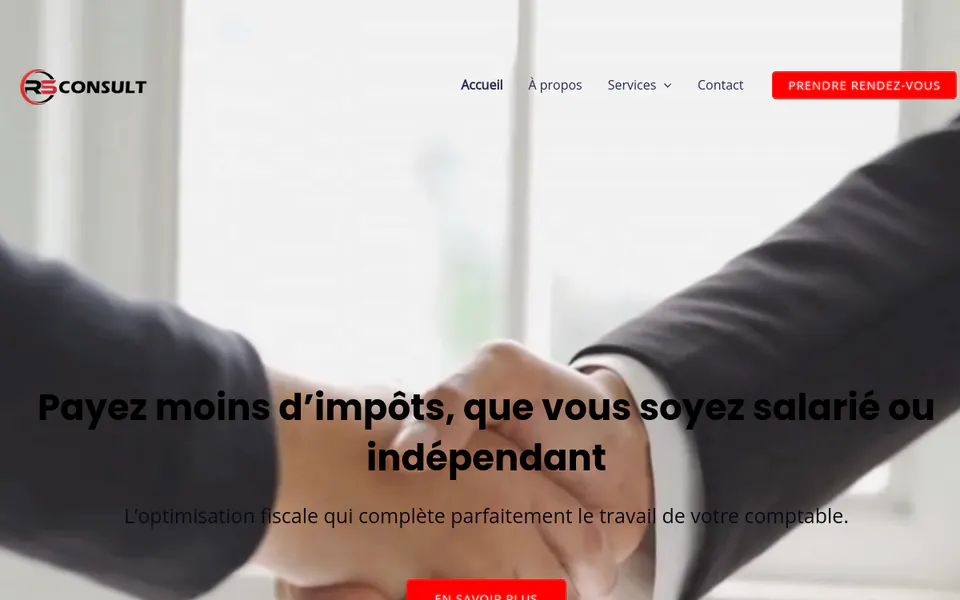 Aperçu du site RS Consult One